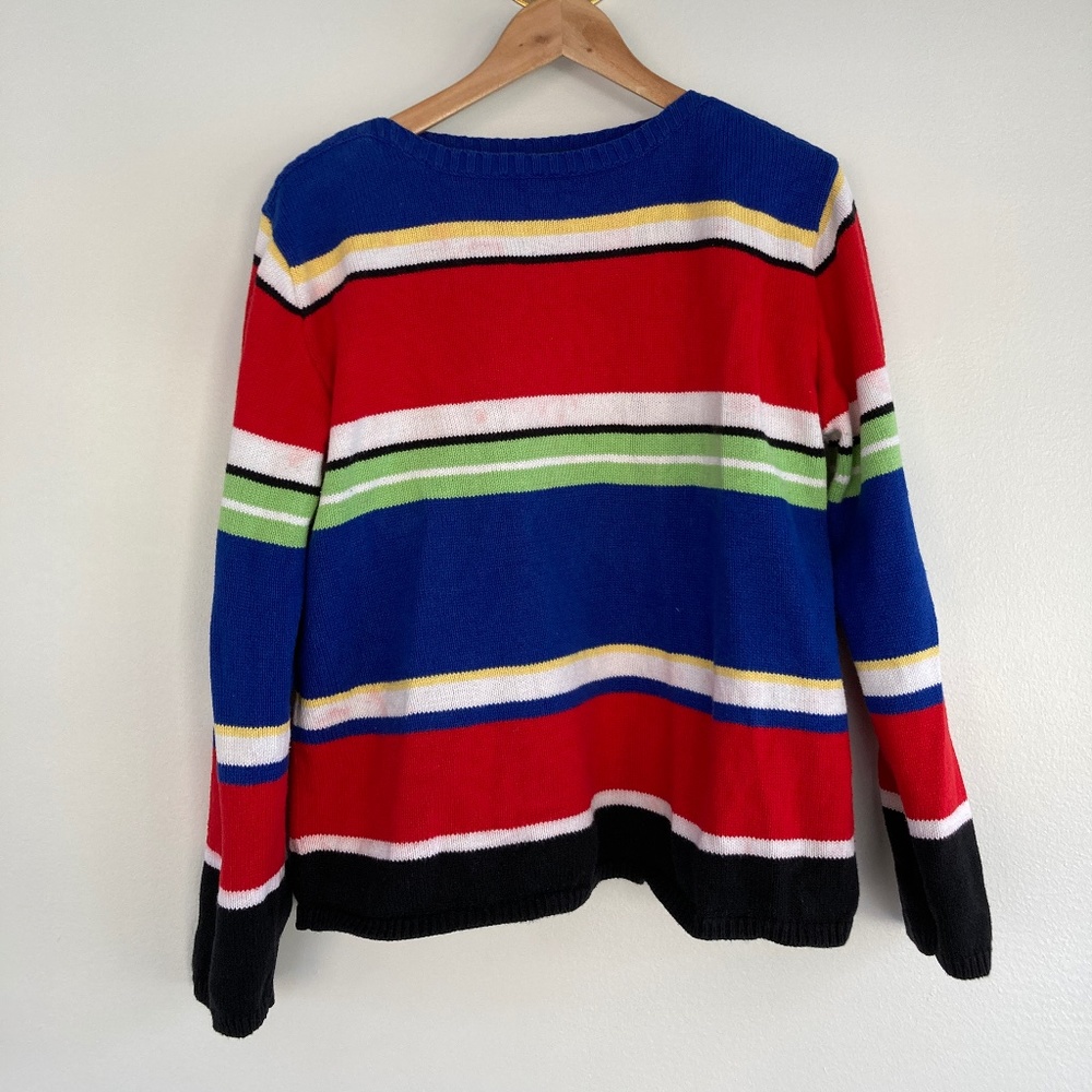 Vintage 90's LIZ SPORT Good Day Sweater Medium